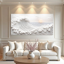Load image into Gallery viewer, Ocean Waves Abstract Wall Art
