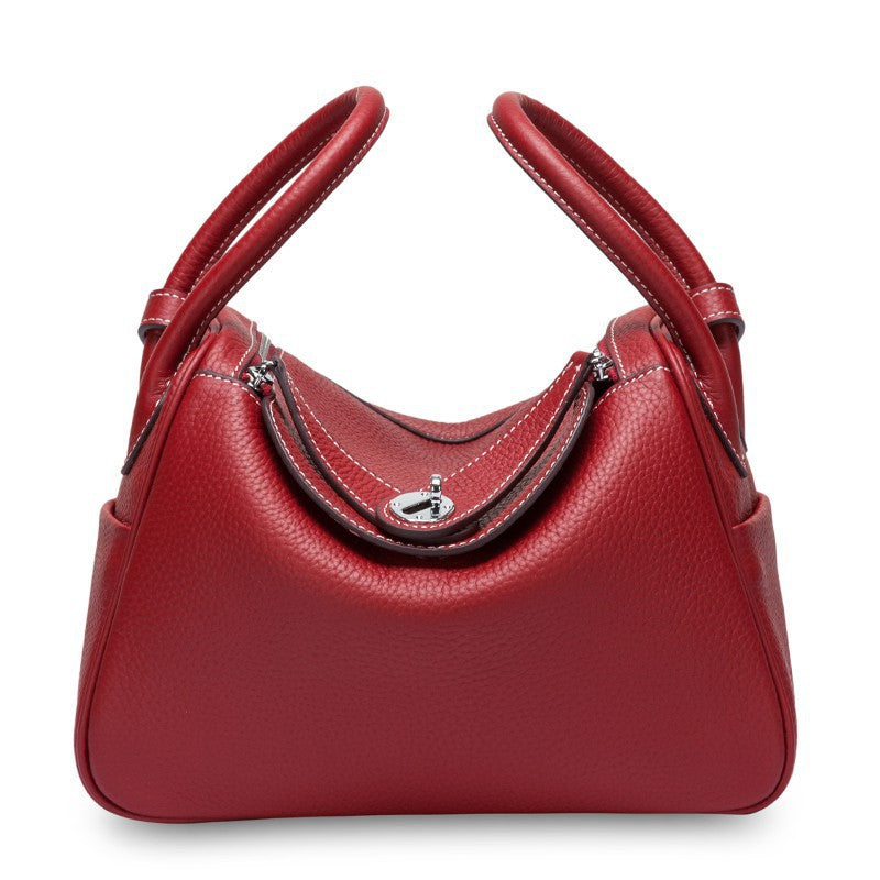 Genuine Leather Crossbody Shoulder Bag for Women – Multi-Color, 3 Sizes