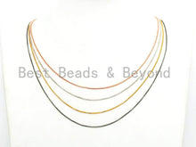 Load image into Gallery viewer, Sliding Adjustable Continuous Necklace Chain, 24"/32,Sku#P44