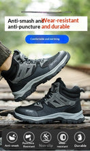 Load image into Gallery viewer, Men's Steel Toe Safety Work Shoes - Anti-Smashing Puncture Resistant Industrial Boots