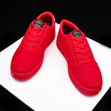 Load image into Gallery viewer, Love Print Canvas Shoes | Unisex Lace-Up Flats Casual Sneakers