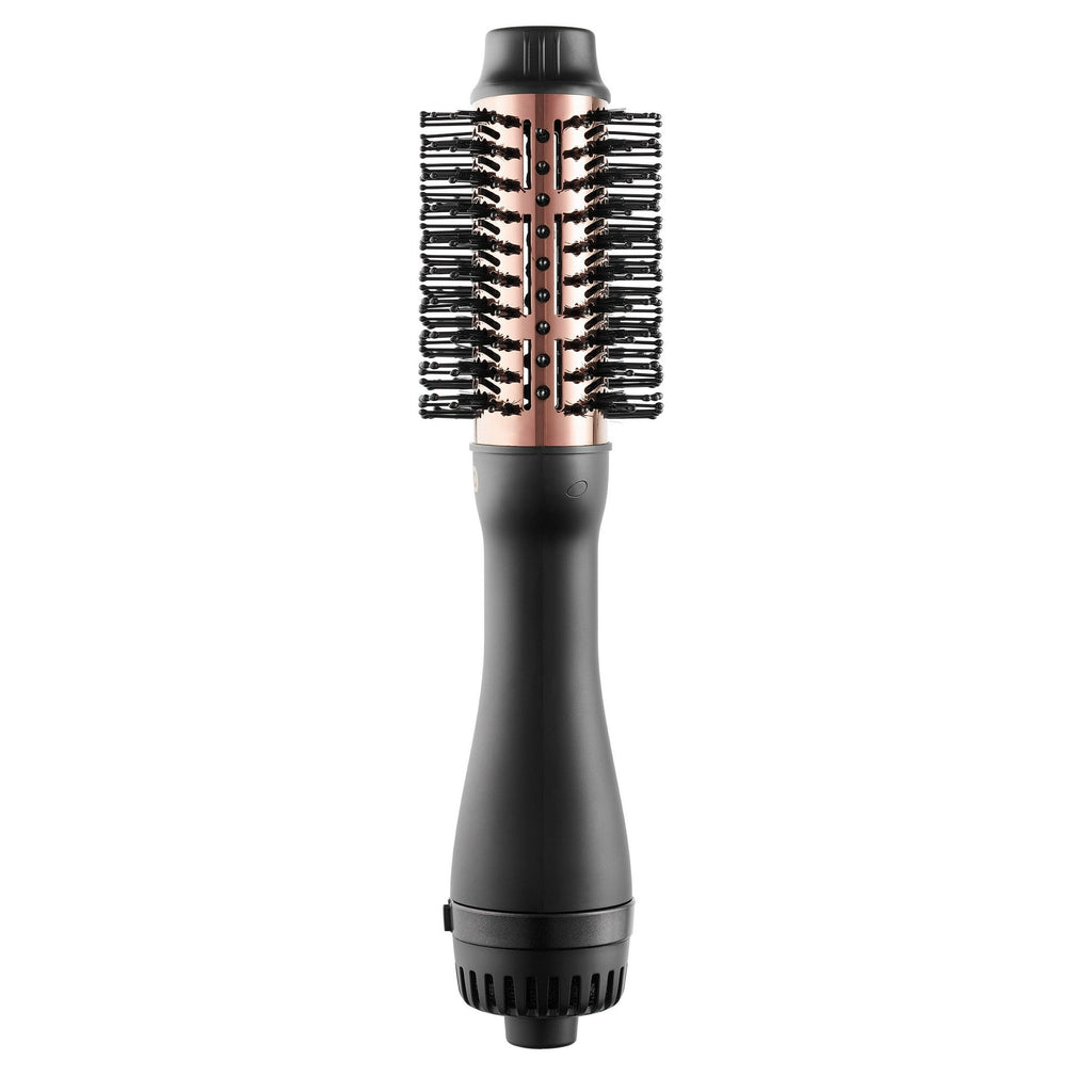 TYMO VOLUMIZER Hot Air Brush, Ionic Hair Blow Dryer & Volumizer with Titanium Barrel for Volume & Smooth Shine, Frizz-Free Styling, Black - Walmart.com