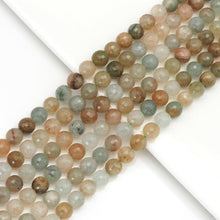 Load image into Gallery viewer, Genuine Mixed Quartz Round Faceted Beads, Sku#U1729