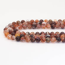 Load image into Gallery viewer, Genuine Hematoid Quartz Round Smooth Beads, Sku#U1639