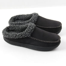 Load image into Gallery viewer, Men's Cotton Slippers Winter Indoor Outdoor Warm Fleece Lined House Shoes