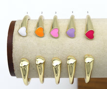 Load image into Gallery viewer, Enamel Open Heart Bracelet,X284