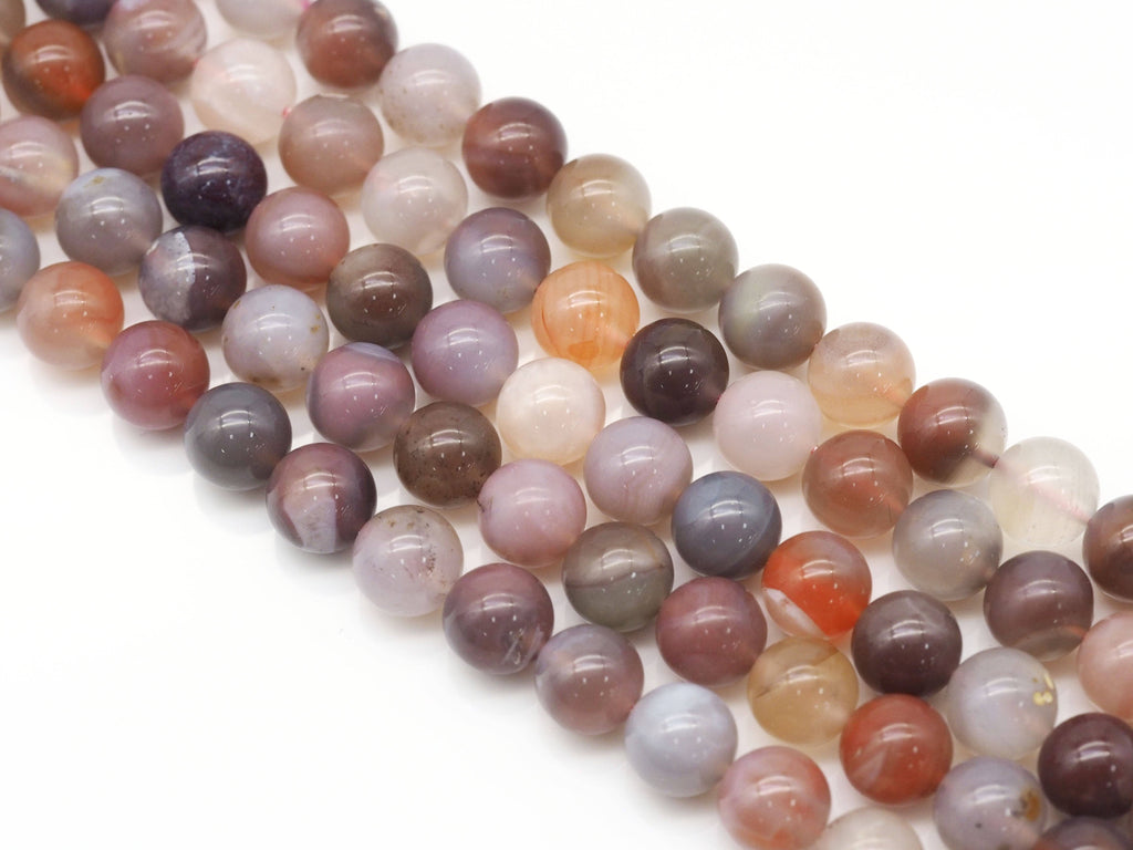 Genuine Alashan Agate Round Smooth Beads, Sku#U1362