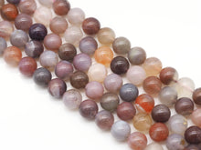 Load image into Gallery viewer, Genuine Alashan Agate Round Smooth Beads, Sku#U1362