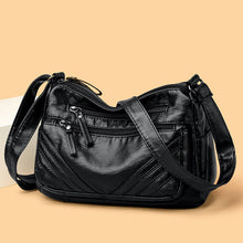 Load image into Gallery viewer, Retro-Textured Crossbody Shoulder Bag – Minimalist PU Leather Women's Bag