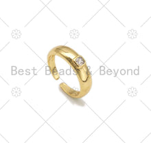 Load image into Gallery viewer, Square CZ Adjustable Ring, Sku#X218