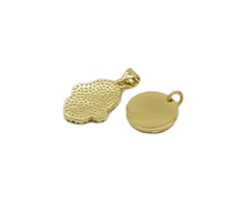 Load image into Gallery viewer, CZ Evil Eye Hamsa Hand MOP Pendant, Sku#L653