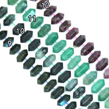Load image into Gallery viewer, 12x32mm Center Drilled Double Point Beads, Sku#U1814