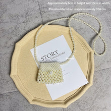 Load image into Gallery viewer, Handwoven Pearl Crossbody Bag