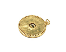 Load image into Gallery viewer, CZ Enamel Sunflower Charm, Sku#B163