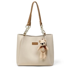 Load image into Gallery viewer, Women's Large Capacity Genuine Leather Tote Bag – Structured Shoulder Bag