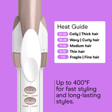 Load image into Gallery viewer, Conair Double Ceramic 3/4" Hair Curling Iron, Rose Gold
