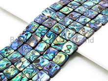 Load image into Gallery viewer, Quality Natural Abalone Flat Square Shell beads,SKU#R7