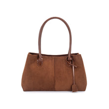Load image into Gallery viewer, Retro Matte Large-Capacity Tote Bag for Women – Soft Polyester Shoulder Bag