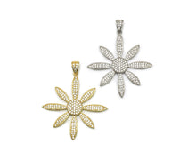 Load image into Gallery viewer, CZ Sunflower Charm, Sku#B158