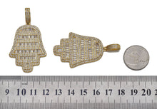 Load image into Gallery viewer, CZ Large Hamsa Hand Charm, Sku#LK621