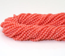 Load image into Gallery viewer, Pink Coral Round Smooth Beads, Sku#U1483