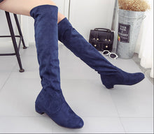 Load image into Gallery viewer, Women's Over-the-Knee Chunky Heel Boots | Korean Fashion Fall Winter Boots