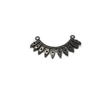 Load image into Gallery viewer, Black CZ Charm, Sku#B162