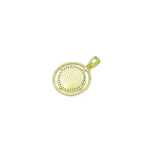Load image into Gallery viewer, Radical Mother of Pearl Charm with hollow out ring,LX763