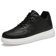 Load image into Gallery viewer, Korean-Style Low-Top Sneakers – Men's &amp; Women's Casual White Shoes | Thick Sole Lace-Up