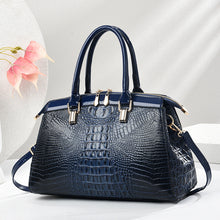 Load image into Gallery viewer, Patent Leather Large-Capacity Commuter Handbag European And American Style
