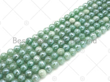 Load image into Gallery viewer, Mystic Plated Faceted Green Aventurine Beads,8mm/10mm Plated Green Aventurine Beads,15.5" Full Strand, SKU#UA211