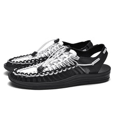 Load image into Gallery viewer, Unisex Handmade Woven Closed-Toe Beach Sandals | Breathable Mesh Roman Style
