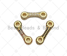 Load image into Gallery viewer, CZ Micro Pave Bracelet Bar Connector, LK227