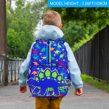 Load image into Gallery viewer, Kids 3-Piece School Backpack Set - Lightweight Water-Resistant Cartoon Backpack with Lunch Bag &amp; Pencil Case