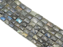 Load image into Gallery viewer, Natural Quality Faceted Rectangle Labradorite Beads, Sku#HY10