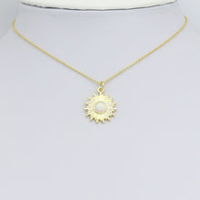 Load image into Gallery viewer, White Opal Sunburst Charm Pendant, Sku#LX807