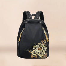 Load image into Gallery viewer, Chinese Embroidered Nylon Backpack Ethnic Style Lightweight Travel Bag