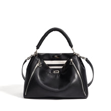 Load image into Gallery viewer, Women's Genuine Leather Cylindrical Crossbody Bag – Casual Everyday Shoulder Bag