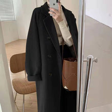 Load image into Gallery viewer, Women's Wool Coat Mid-length Loose Thicken Autumn Winter New Style Overcoat
