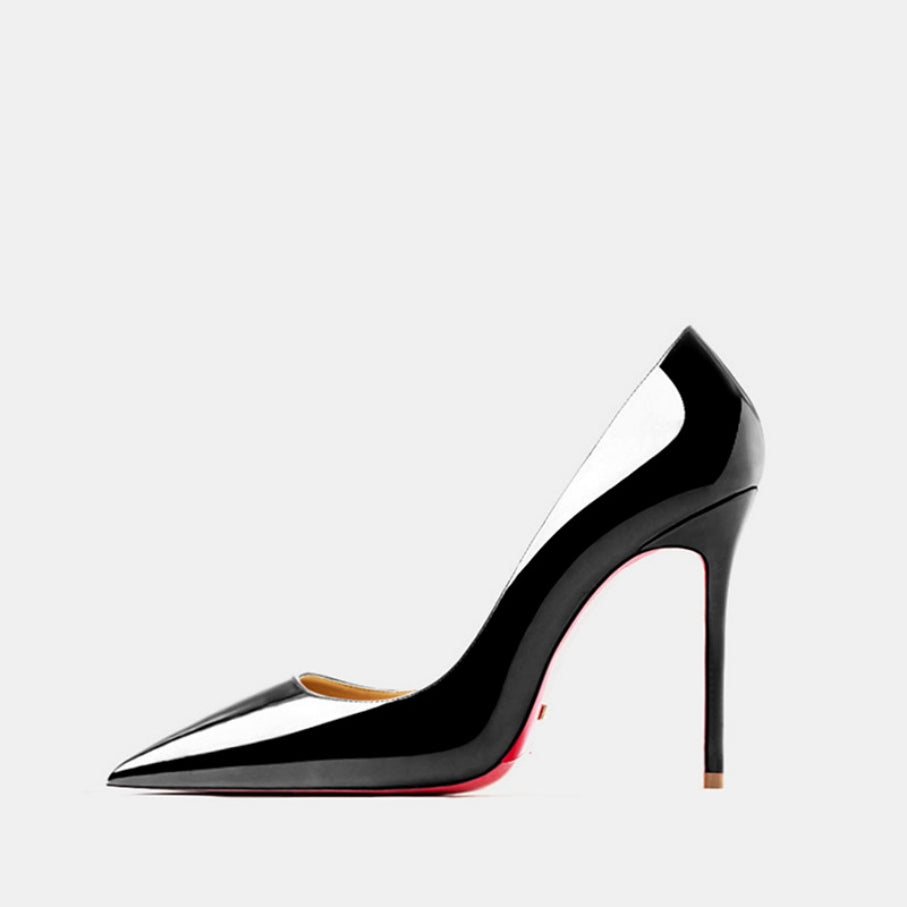 Women's Patent Leather Pointed Toe Stiletto Heels | 8cm & 10cm Heel