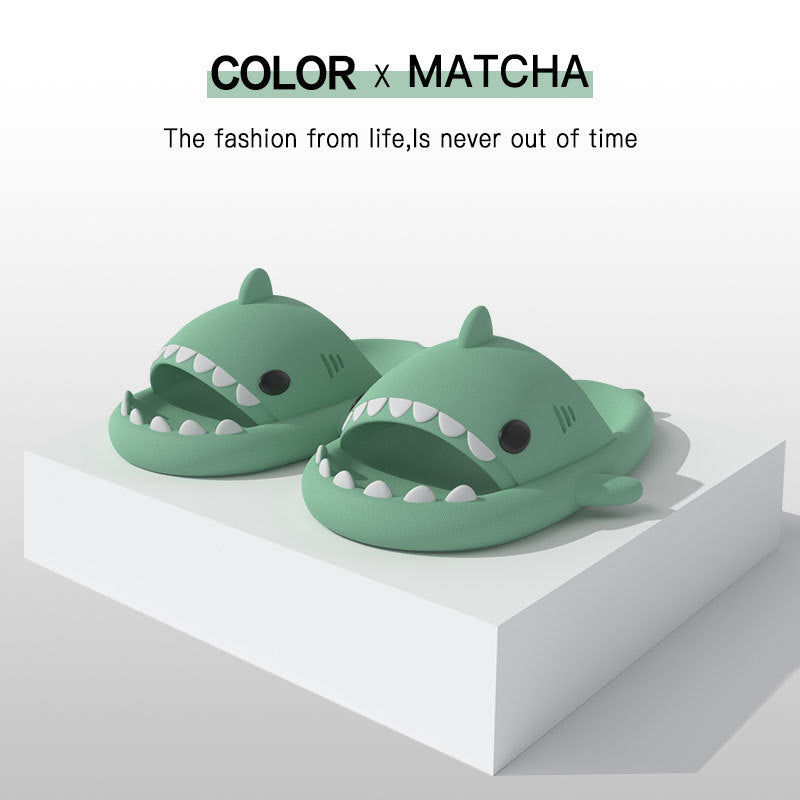 Cartoon Shark Slippers Funny Cute Soft EVA Indoor Outdoor Shoes