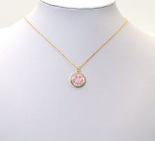 Load image into Gallery viewer, CZ Pave Mother of Pearl Smiley Face Charm, Sku#F1525