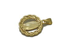 Load image into Gallery viewer, CZ Virgin Mary On Round Frame Charm, Sku#LX49