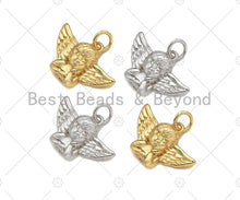 Load image into Gallery viewer, 3D Angel Shape Pendant/Charm,Cute Angel Charm, Necklace Bracelet Charm Pendant,19x13mm, Sku#L513