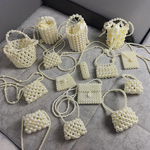 Load image into Gallery viewer, Handwoven Pearl Crossbody Bag
