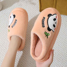 Load image into Gallery viewer, Panda Slippers for Women &amp; Men - Cute Cartoon Plush Indoor House Shoes with Thick Anti-Slip EVA Sole