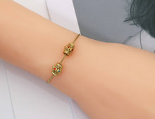 Load image into Gallery viewer, Gold Enamel Drum Spacer Beads, Sku#LX66