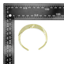 Load image into Gallery viewer, Gold Silver Swirl Wave Adjustable Bracelet, Sku#A420