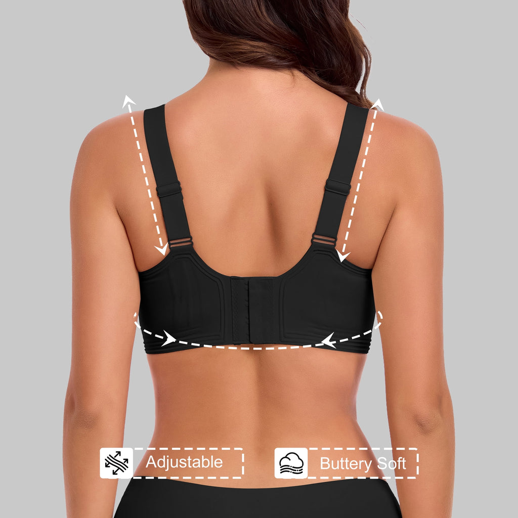 Daystry Womens Seamless Supportive Wireless Bras Push Up Full Coverage Comfortable No Underwire Bras