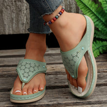 Load image into Gallery viewer, Women's Thong Sandals | Summer Beach Flip Flops Open-Toe PU Slippers